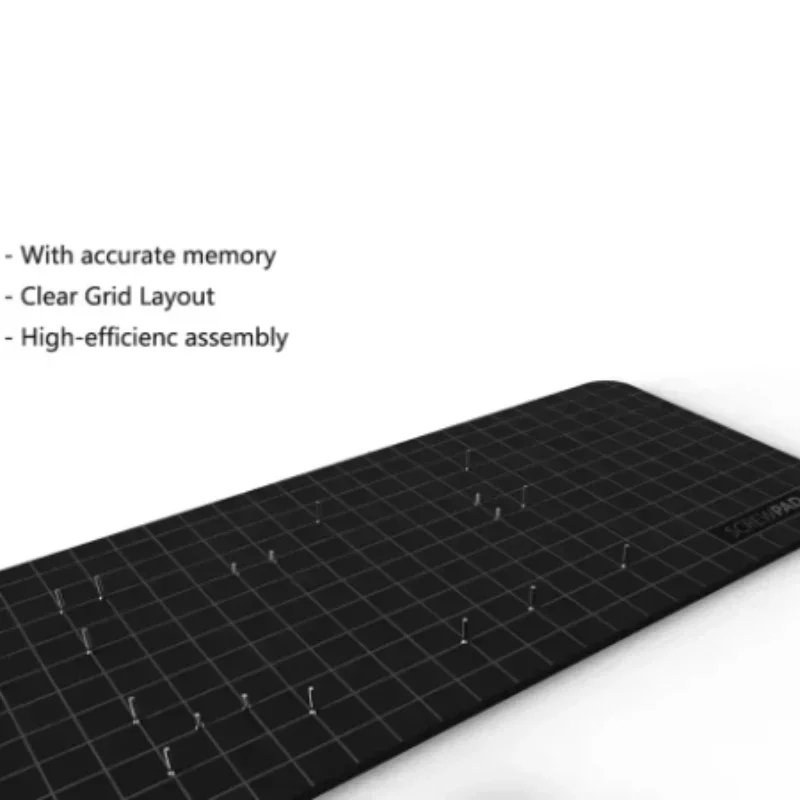 Magnetic Screwpad Soft Magnetic Storage Work Mat ตําแหน่งหน่วยความจําแผ่นสําหรับซ่อมโทรศัพท์มือถือสกรูองค์กร Storage