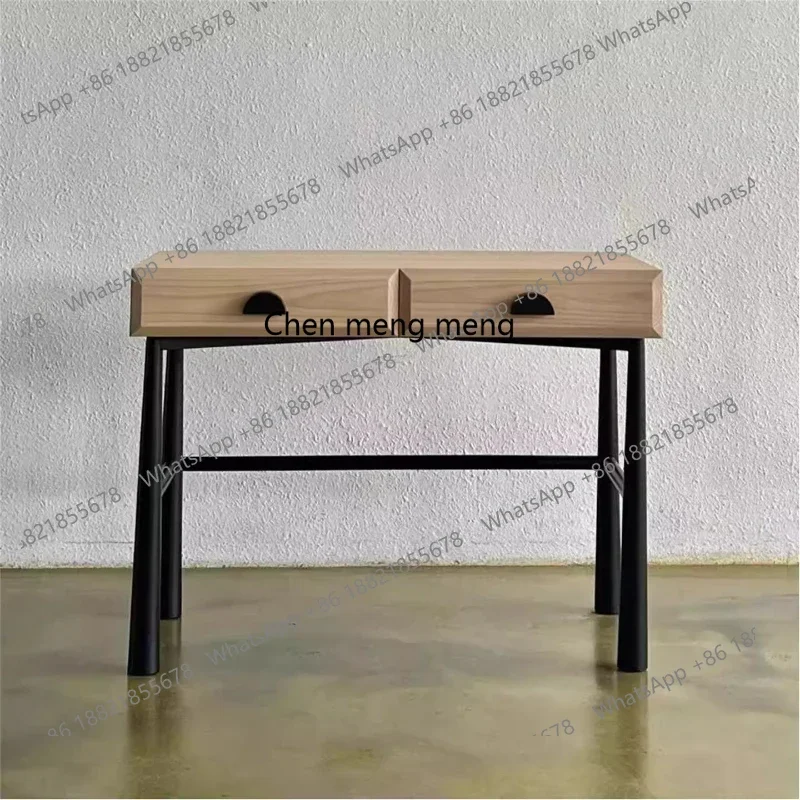 Vintage dresser bedroom solid wood high-end style dressing table bedroom makeup table combination R