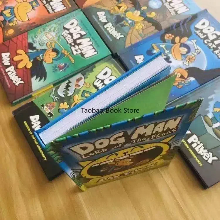 Imagem -03 - Detective Dogs Adventures Book Grupo Hardcover Picture Book Dog Man Comic Versão Clique para Ler 117 17 Livros Volumes