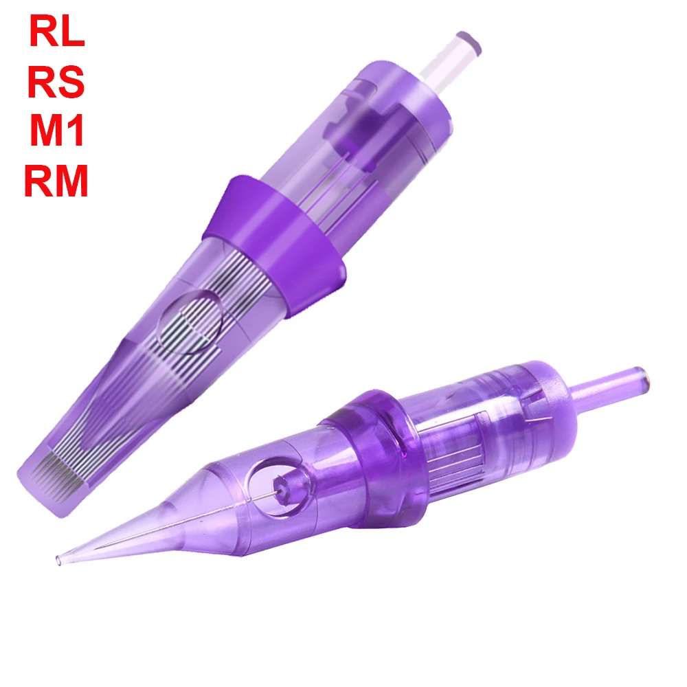 cartuchos para tatuar 10pcs Tattoo Cartridge Needle Sterilize Membrane Tattoo Needle RL RS RM for rotary tattoo machine