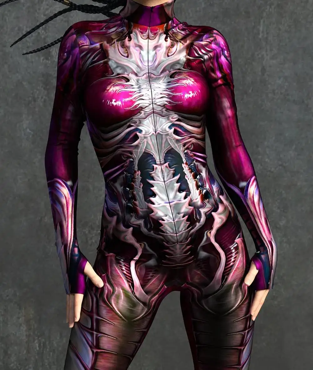 Damen Sexy Rüstungs-Overall für Feiertage, Partys, Halloween, Karneval, Cosplay-Kostüm, Steampunk-Maskerade-Bodysuit – Detail 18
