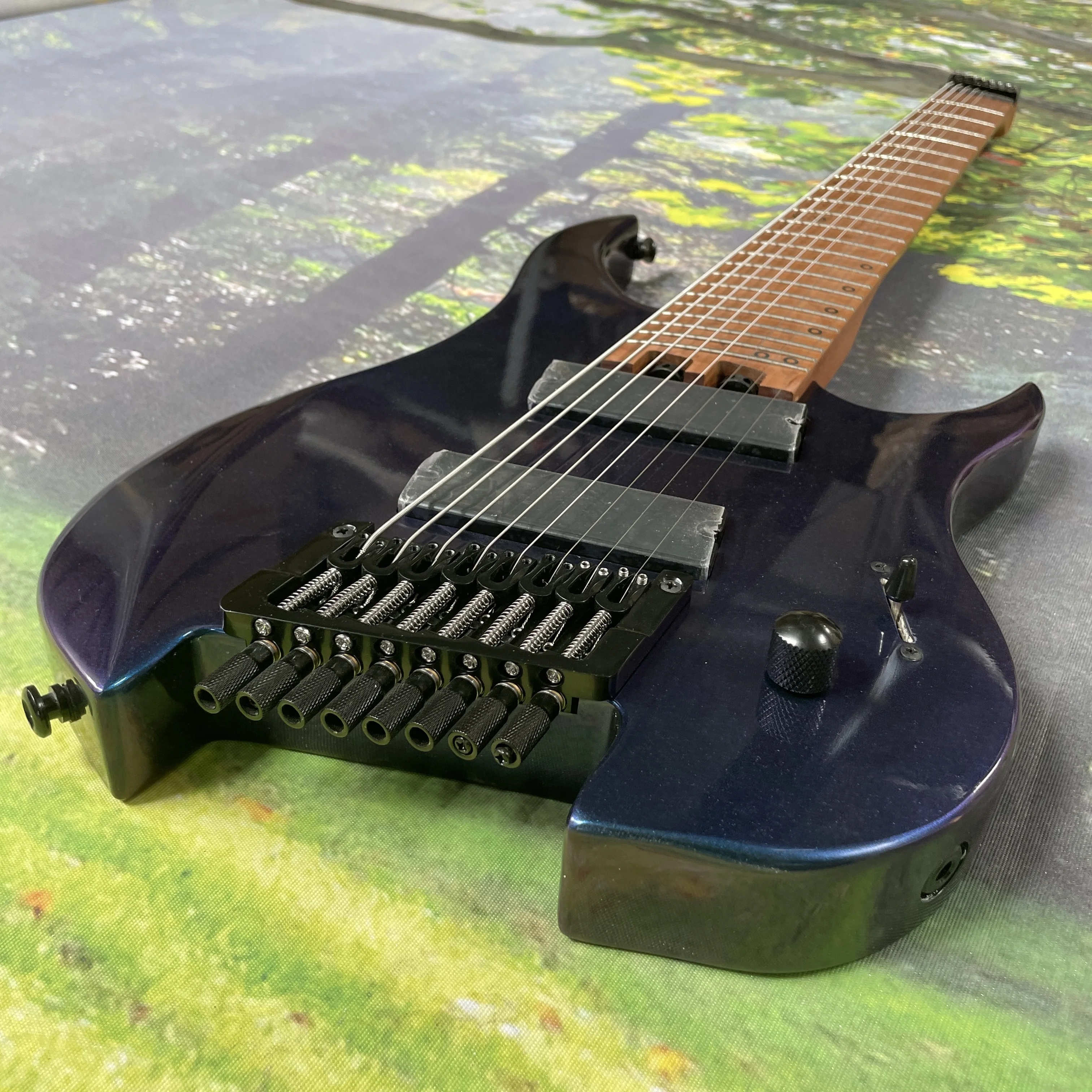 Chameleon 8-string electric guitar black hardware guitars