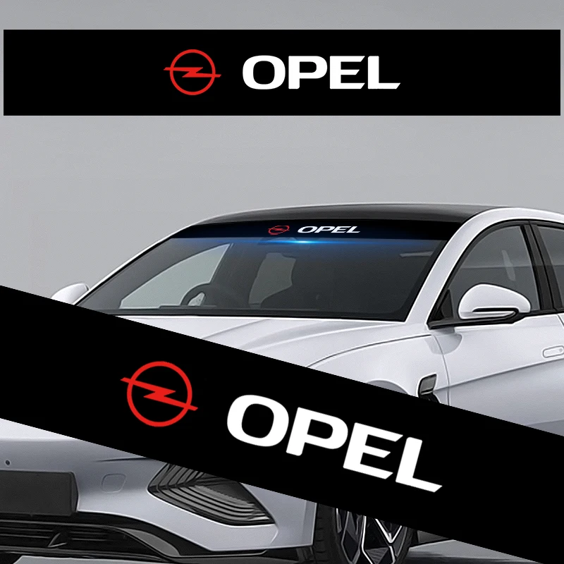 

Car Windshield Sun Visor Strip Stickers Glass Anti-UV Sun For Opel Astra j Insignia Astra g Corsa Zafira b Mokka Vivaro Meriva