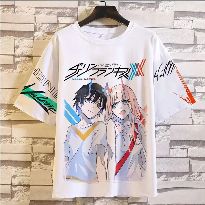 

Anime Game Darling National Team 02 Short Sleeve T-Shirt Unisex Merchandise Collaboration Youth Loose Fit Summer Clothing