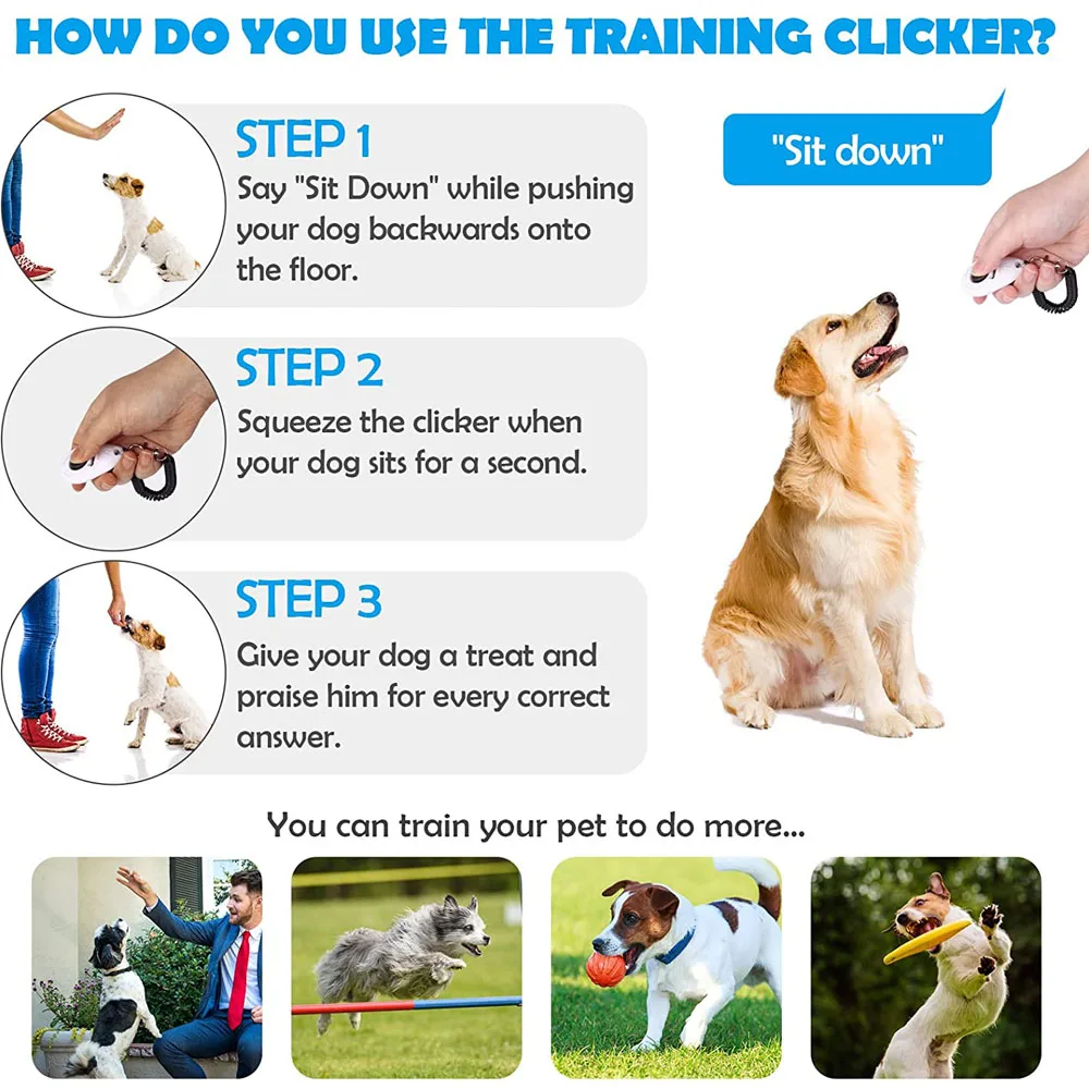 2-Pack Pet Training Clickers 3