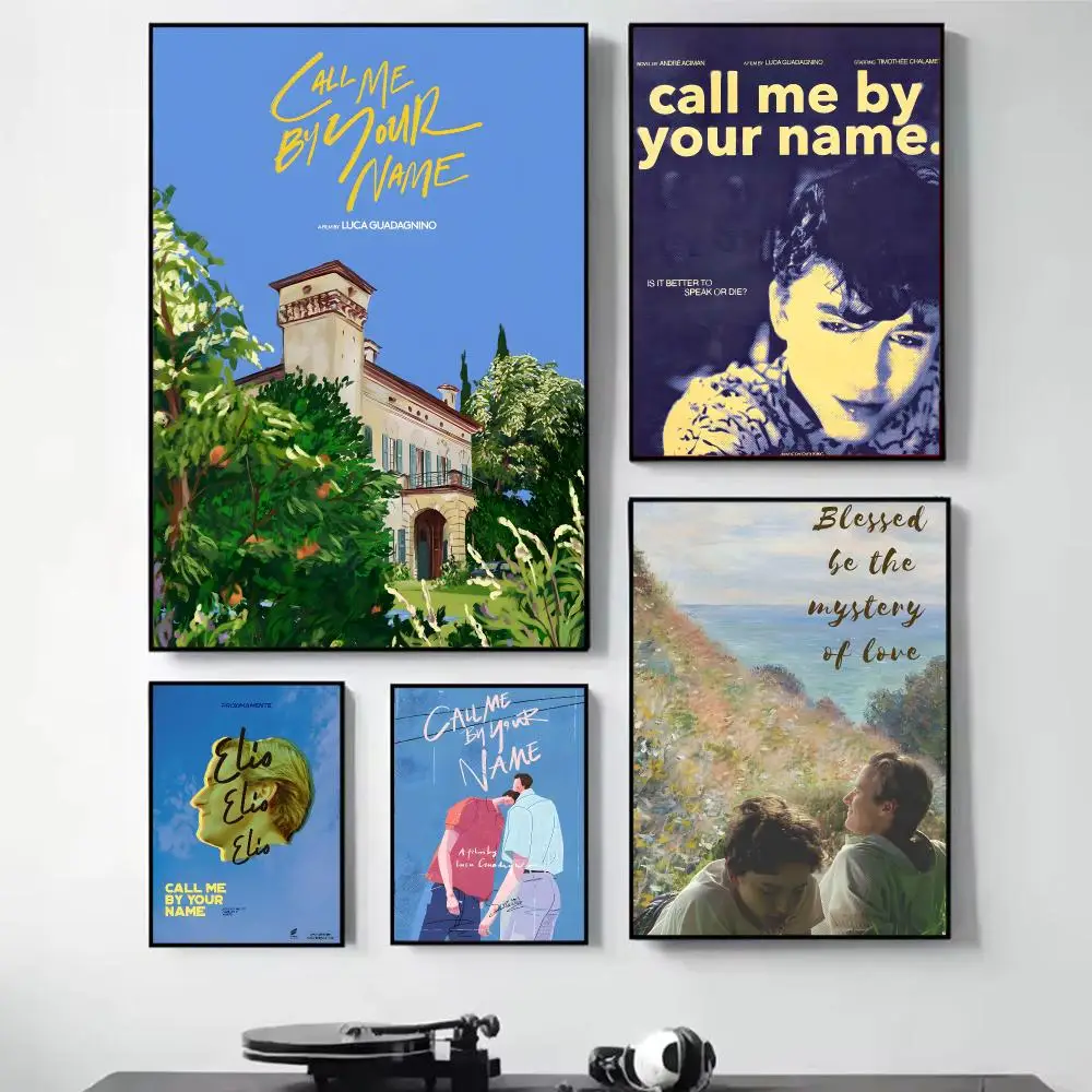 Homosexuality Movies C-Call Me by Your Name 2 Poster Wall art poster paintings are suitable for clubs living rooms bedroom
