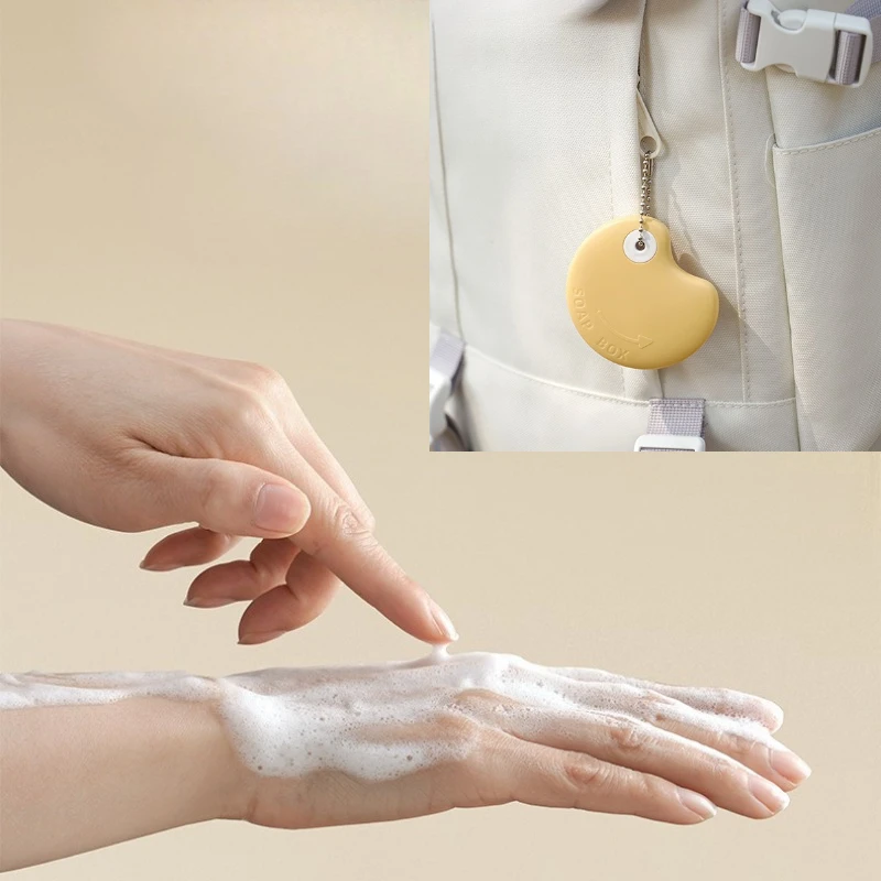 25PC/Box Disposable Floral Fragrances Soap Paper Hand Soap Sheets for Travel Bag Charms Bath Hand Outdoor Cleaning Supplies Gift