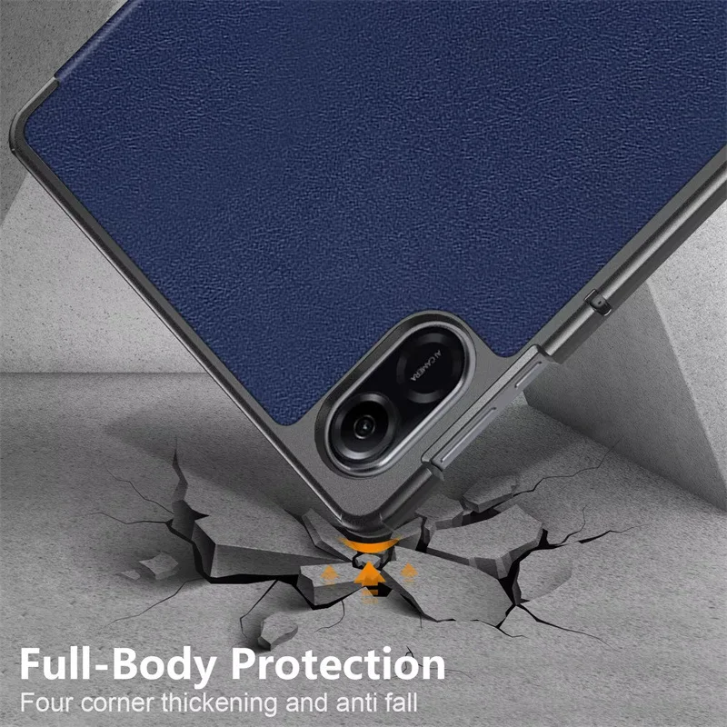 Dreifach Faltbare Hülle für Honor Pad X9a 11,5 Zoll mit Auto-Wach-/Schlaf-Funktion Stoßfeste Lederhülle für Huawei – Detail 6