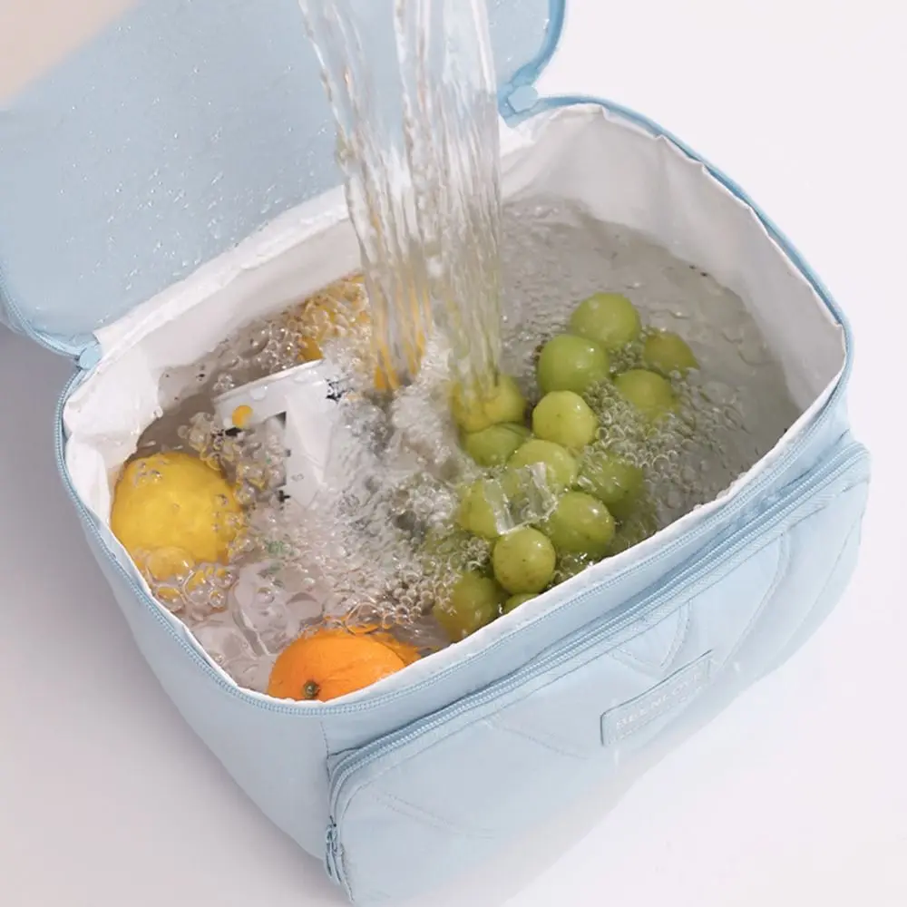 

Новая многоразовая сумка для обеда, двухслойная изолированная сумка для ланча, изоляционная сумка большой емкости для офисных работников