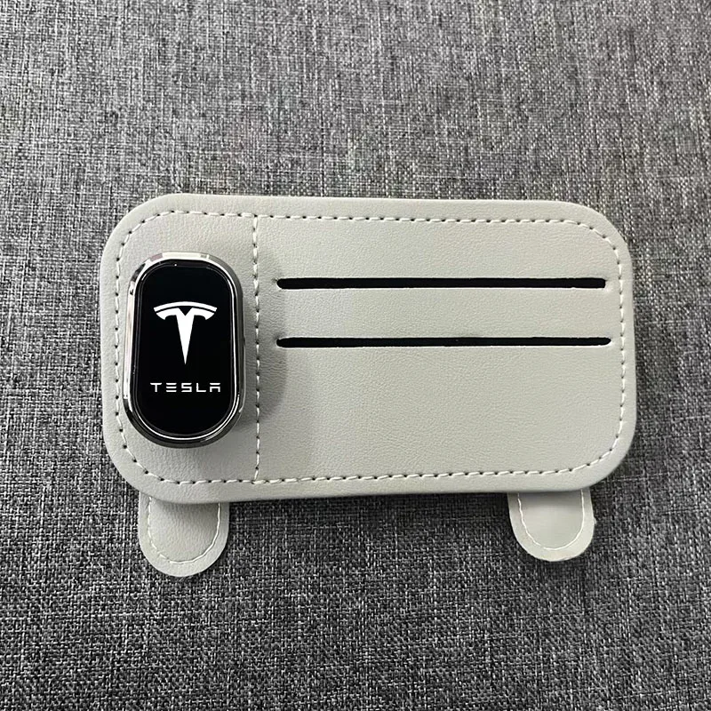 

Car Logo Glasses Clip For Tesla Model 3 Model Y Model X Model S Roadster SpaceX Car Card Clip Logo Glasses Clip Card Ticket Clip