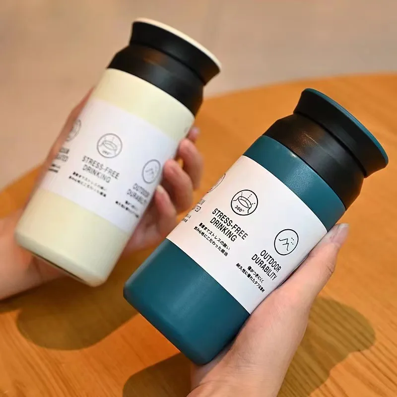 

350ML Thermos Bottle Stainless Steel Thermal Cup Coffee Mug Vacuum Flasks Water Bottle Outdoor Insulated Tumbler Cup Keep Cold