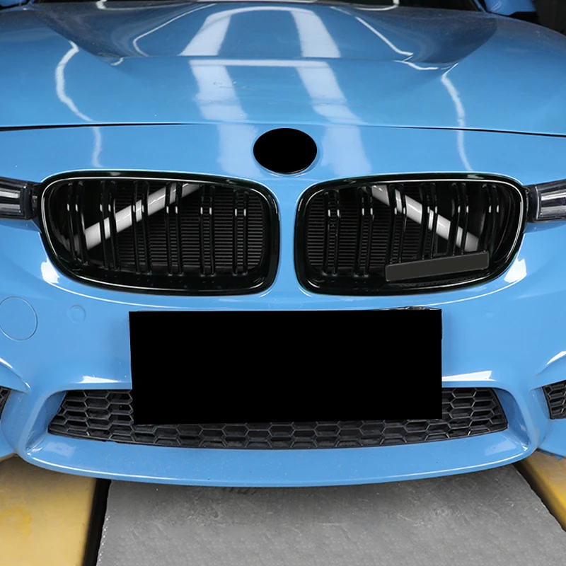 For BMW 3 4 Series G20 G28 G22 Car Front Bumper Radiator Grille Frame V Brace Trim Strips Kit Protect Cover Exterior Accessories