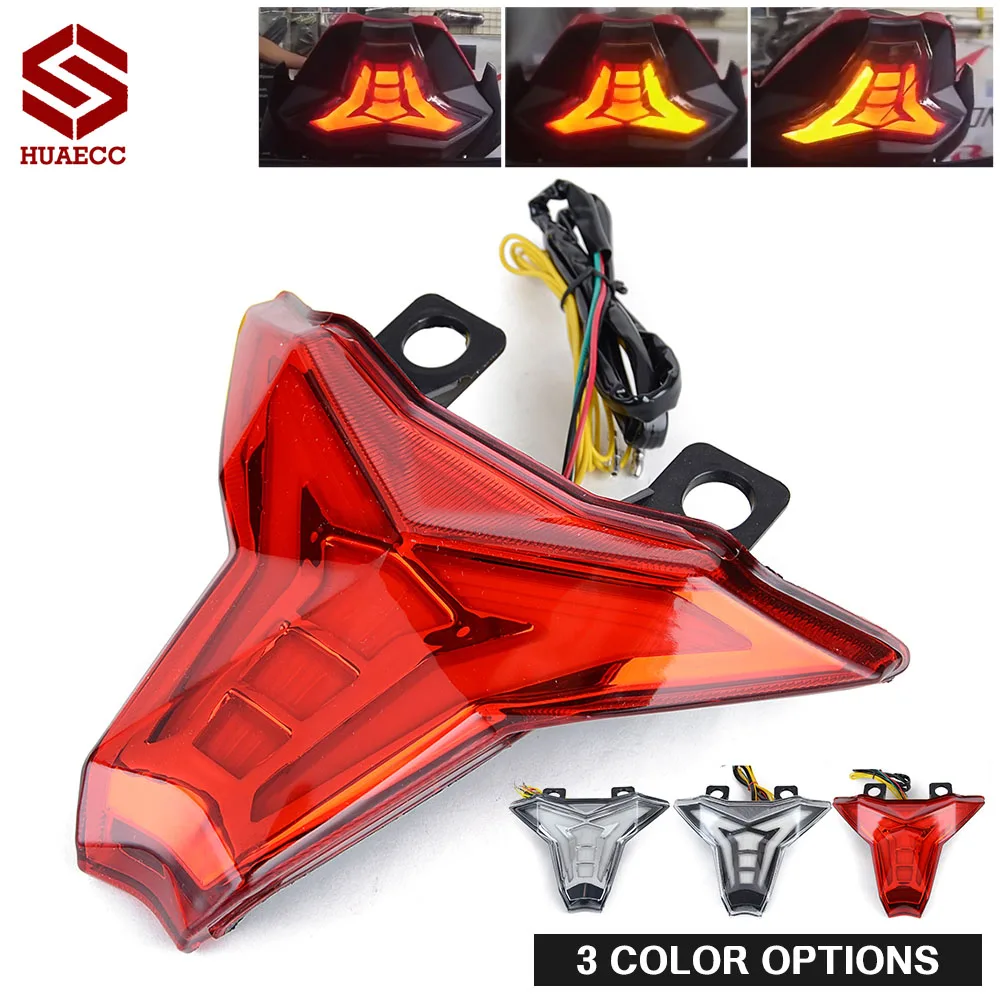 LED Tail Light for Kawasaki Z1000 Ninja 250 400 ZX10R ZX10RR  ZX 10R 10RR Rear Brake Light Turn Signal Blinker Taillight