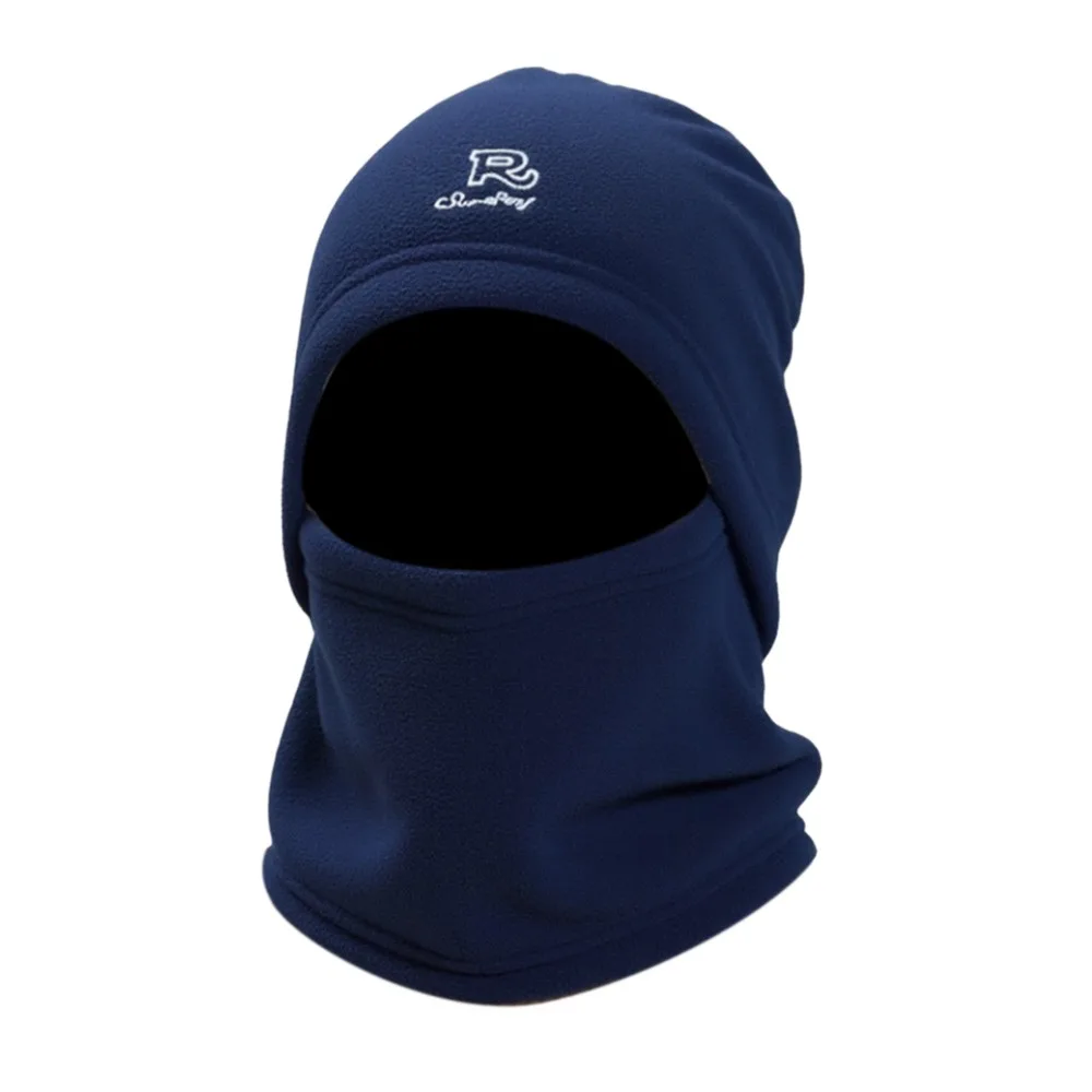 

Windproof Polar Fleece Balaclava Hat Neck Warmer Thickened Ear Protection Cap Keep Warm Hooded Face Mask Outdoor Cycling Skiing