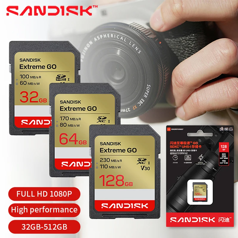 sandisk-extreme-go-v30-sdxc-64gb-128gb-256gb-512gb-sdhc-32gb-メモリーカード-最大230mb-s-4k-uhd-sdカード-カメラ用ストレージ-フラッシュカード