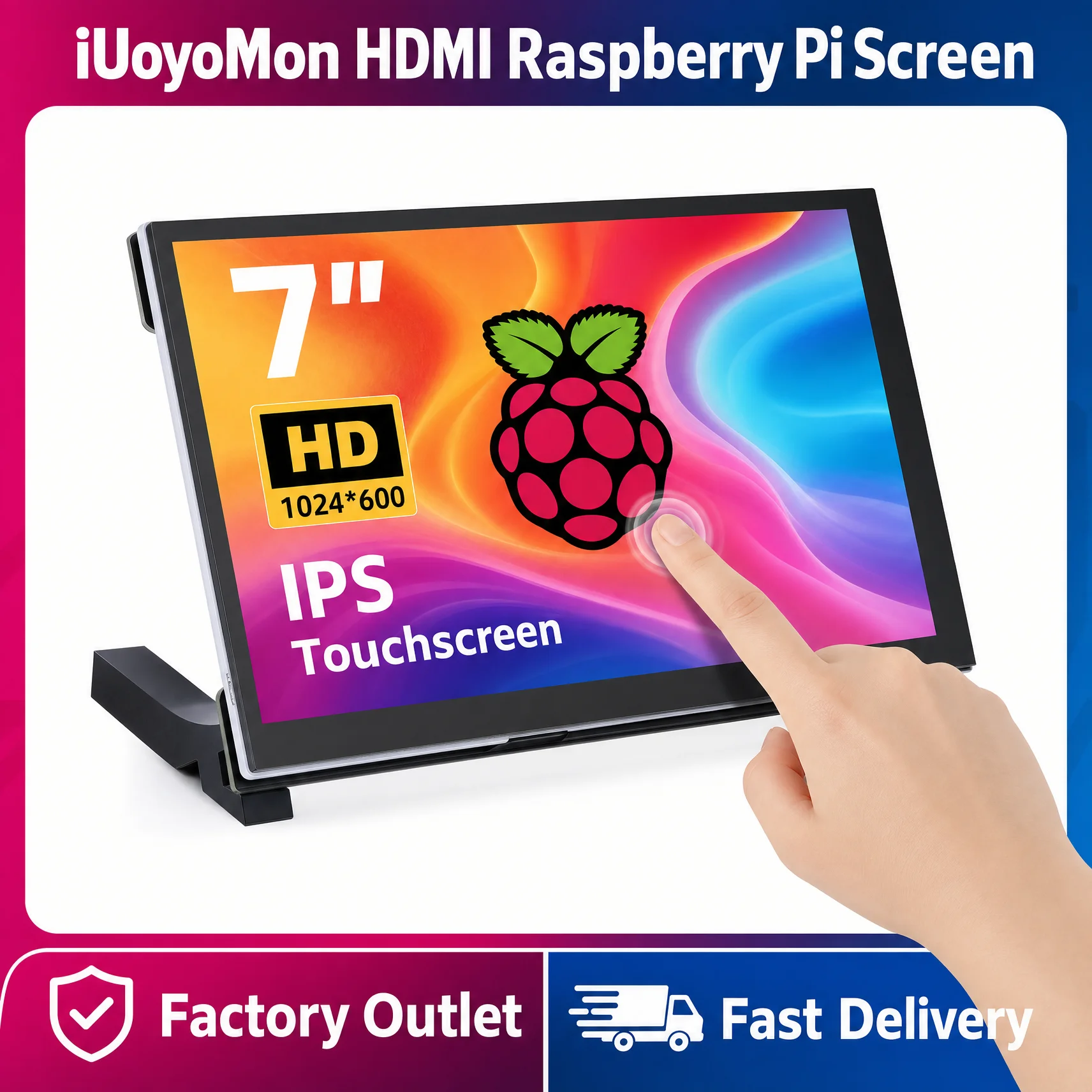 7-インチ-raspberry-pi-モニター-1024x600-ips-5-ポイント容量性タッチスクリーン-hdmi-ディスプレイ-win-7-8-10-ドライブフリー用