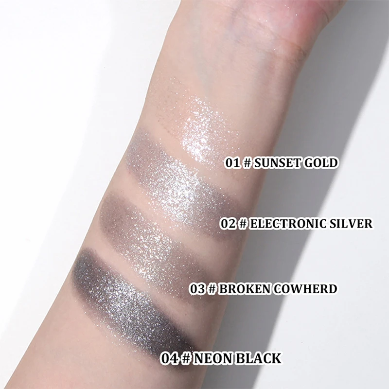 フラッシュ偏光アイシャドウ バーストフラッシュ ブロークン ライトニング リキッド ハイライト ファインフラッシュ ウェットアイシャドウ メタリック