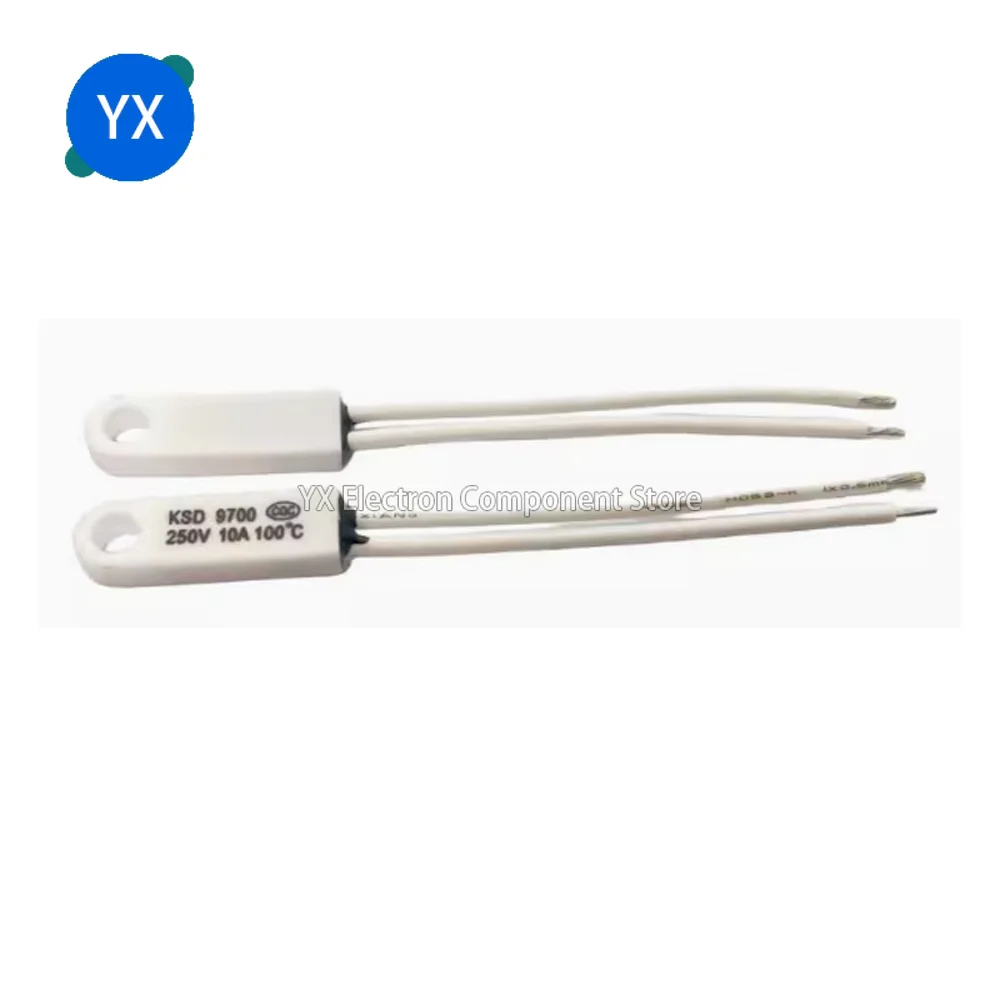 1PCS KSD9700 10A Ceramics Thermistor Temperature Control Switch for 12V/24V DC Voltage Range and Precision Temperature Control