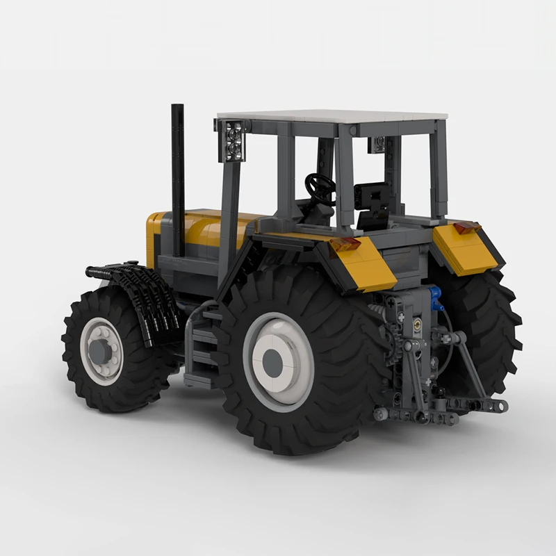 Coche de ingeniería agrícola Renault serie TX, Tractor con Motor de potencia, tecnología MOC, bloques de construcción, camiones, juguetes, modelo, regalo de Navidad para niños