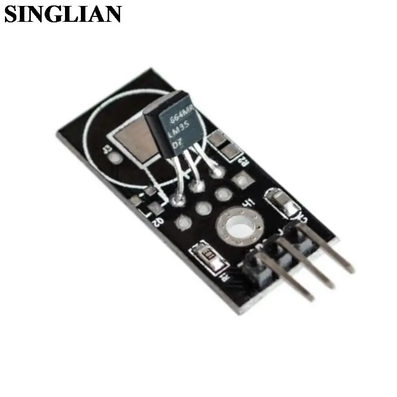 

10pcs/lot LM35D Analog Temperature Sensor Module LM35 Module Electronic Building Block Smart Car