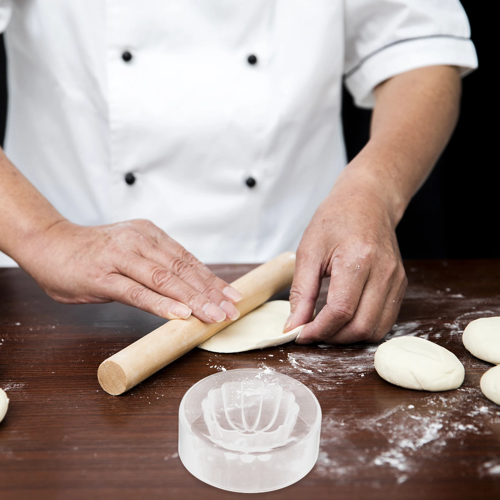 

2pcs Stuffed Bun Mold Plastic Maker Family Tool Kitchen Supply Gadgets Buns Mould Stuffed Bun Making Gadhets Practical