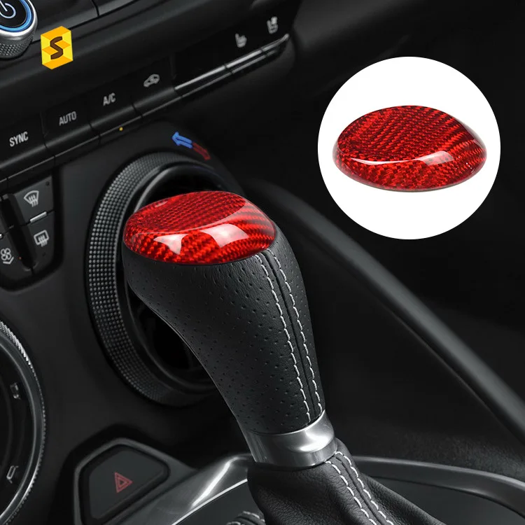 

Suitable for Chevrolet Camaro 16-year-old car gearbox head cover real carbon fiber decorative patch