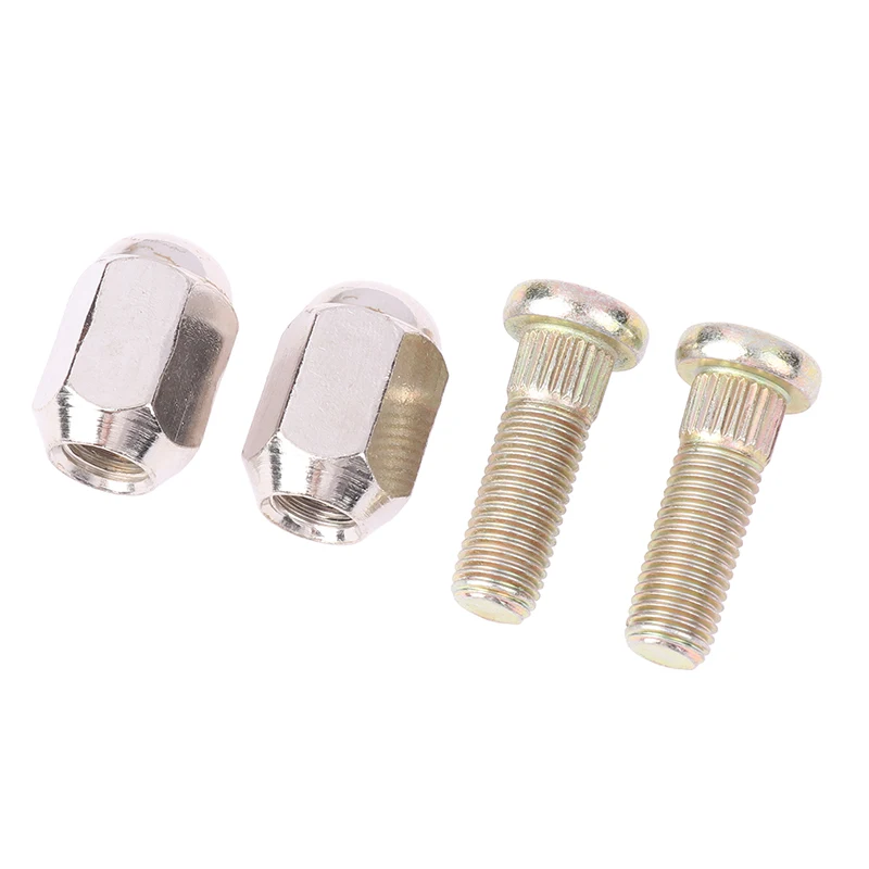 2 Set M10x1.25 Hex Nuts 10.9 STEEL Spline Screw kit For ATV Go kart UTV Buggy Quad Dirt Bike Vehicle Moto wheel hub Accessories