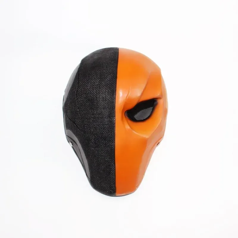 Assassin Deathstroke Mask Full Face Resin Terminator Slade Joseph Wilson Cosplay Masque Takerlama Orange Deathstroke Helmet Toys