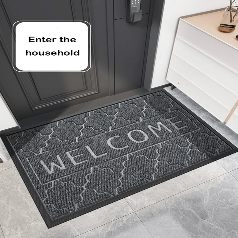 Absorbent Anti-Slip Welcome to the Door Mat, Quick Drying, Shopping Mall, Hotel Foot Pad, Home Decoration, Outdoor Camping