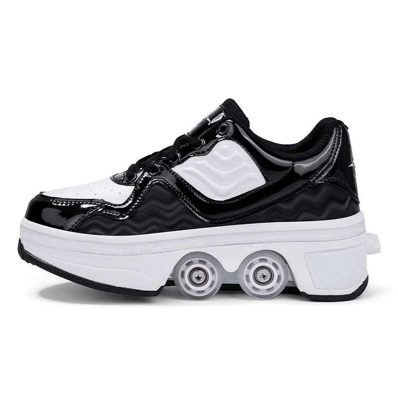 New fashion children's boys and girls roller skates sneakers skating sports removable size 34~40