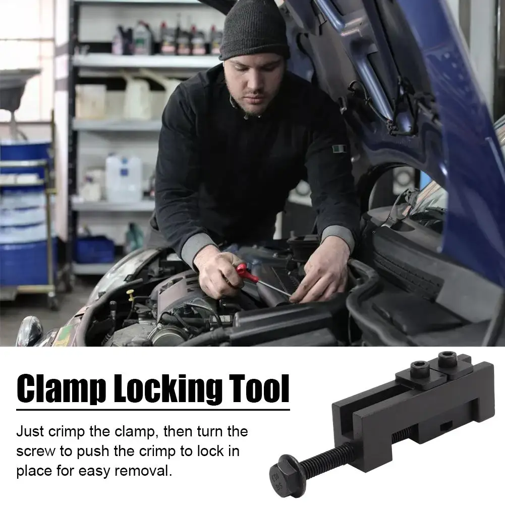 

No-Removal Ball Cage Clamp Locking Tool Drive Shaft Clamp Tool Replacement Tool Cover Shaft Clamping Boot Drive Tool Dust T4X6