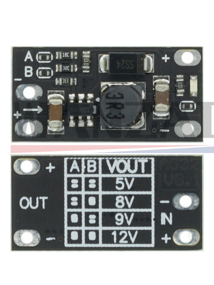 10pcs Multi-function Mini Boost Module Step Up Board 5V/8V/9V/12V 1.5A LED Indicator Diy Electronic Voltage Module