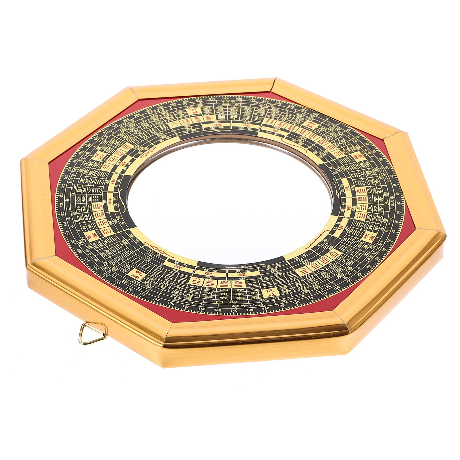 محظوظ الصينية الخشب باغوا مرآة محدبة ثمانية مخططات مرآة ديكور المنزل معبد طرد الأرواح الشريرة نعمة الديكور الجدار الشنق هدية #2