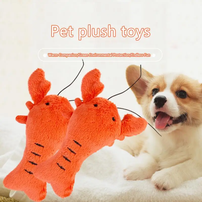 1pc Pet's Cartoon Stuffed Squeaking Dog Toy Plush For Dogs Cat Chew Squeaky Interactive Supplies Pet Partner