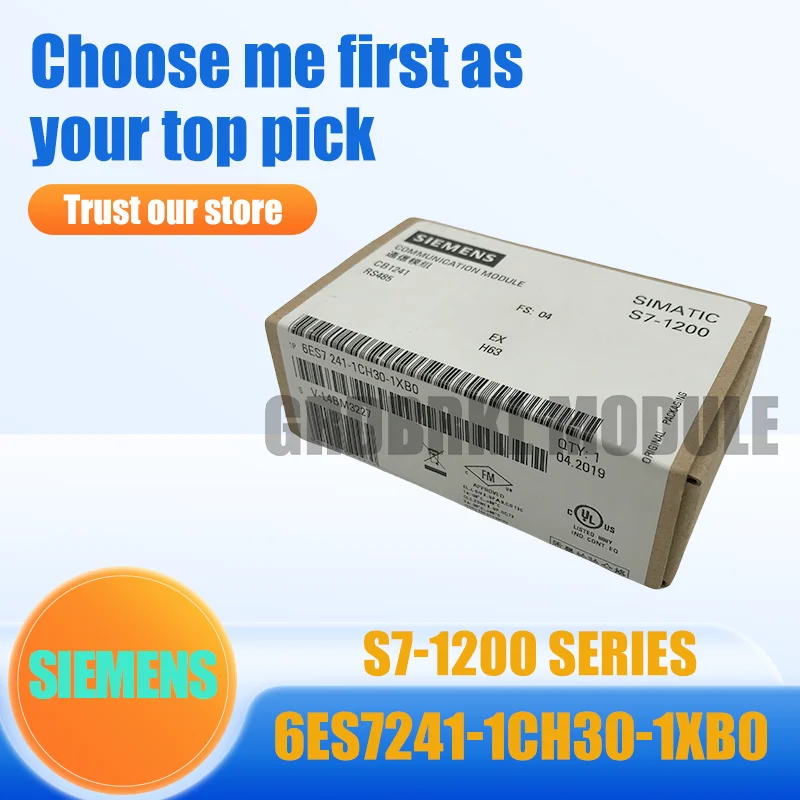

Новый оригинальный коммуникационный модуль SIEMENS 6ES7241-1CH30-1XB0 6ES7 241-1CH30-1XB0 CM1241