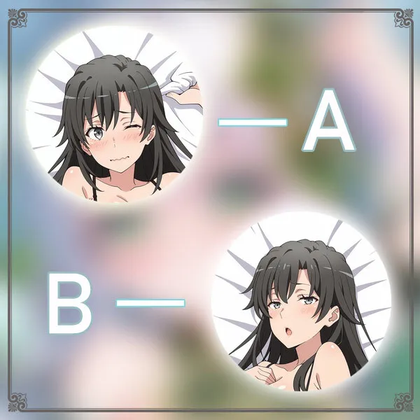 

Yukinoshita Yukino Anime Game Dakimakura Hing Body PillowCase Cushion Otaku Bed Linings Xmas