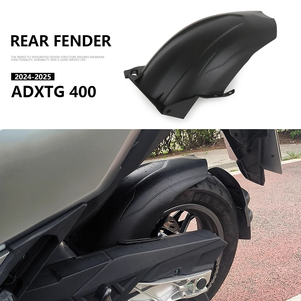 

Adxtg 400 Rear Fender Motorcycle Accessories For SYM ADXTG400 ADXTG 400 2024 2025 New Rear Mudguard Fender ABS Fairing Black