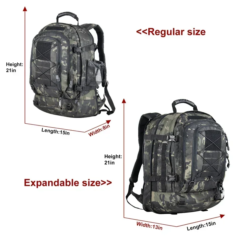 LQARMY 60L wojskowy plecak taktyczny armia Molle plecak szturmowy Outdoor Travel plecaki turystyczne Camping polowanie mochila hombre