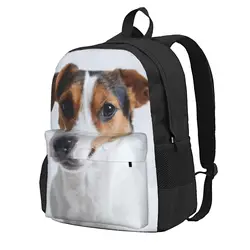 Jack Russell Mother Hot Sale Schoolbag Backpack Fashion Bags Jack Russell Terrier Dog Lover Jack Russell Mom Mum Mother