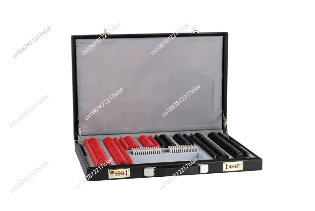 232Pcs Optical Trial Lens Set Box Glasses Lens Optometry Box Plastic Ring Insertion Optometry Test Box Optometry Equipment