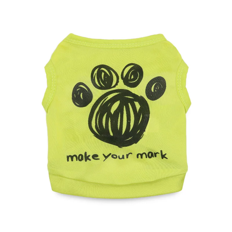 

Factory Wholesale Pet Dog Cat Clothing, Multi-Color Polyester Vest for Small Breed, Spring Summer Autumn Apparel Outfit