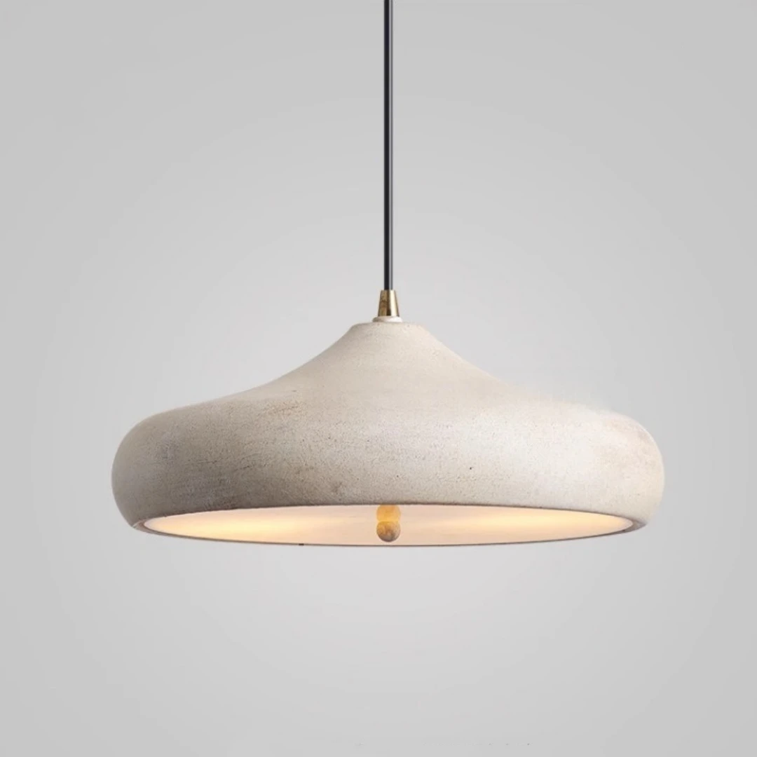 Vintage Wabi Sabi Pendant Light Antique Metal Ceiling Lamp 2*E14 90-230V 1.5m Adjustable Wire for Dining Room Decor 30x15cm