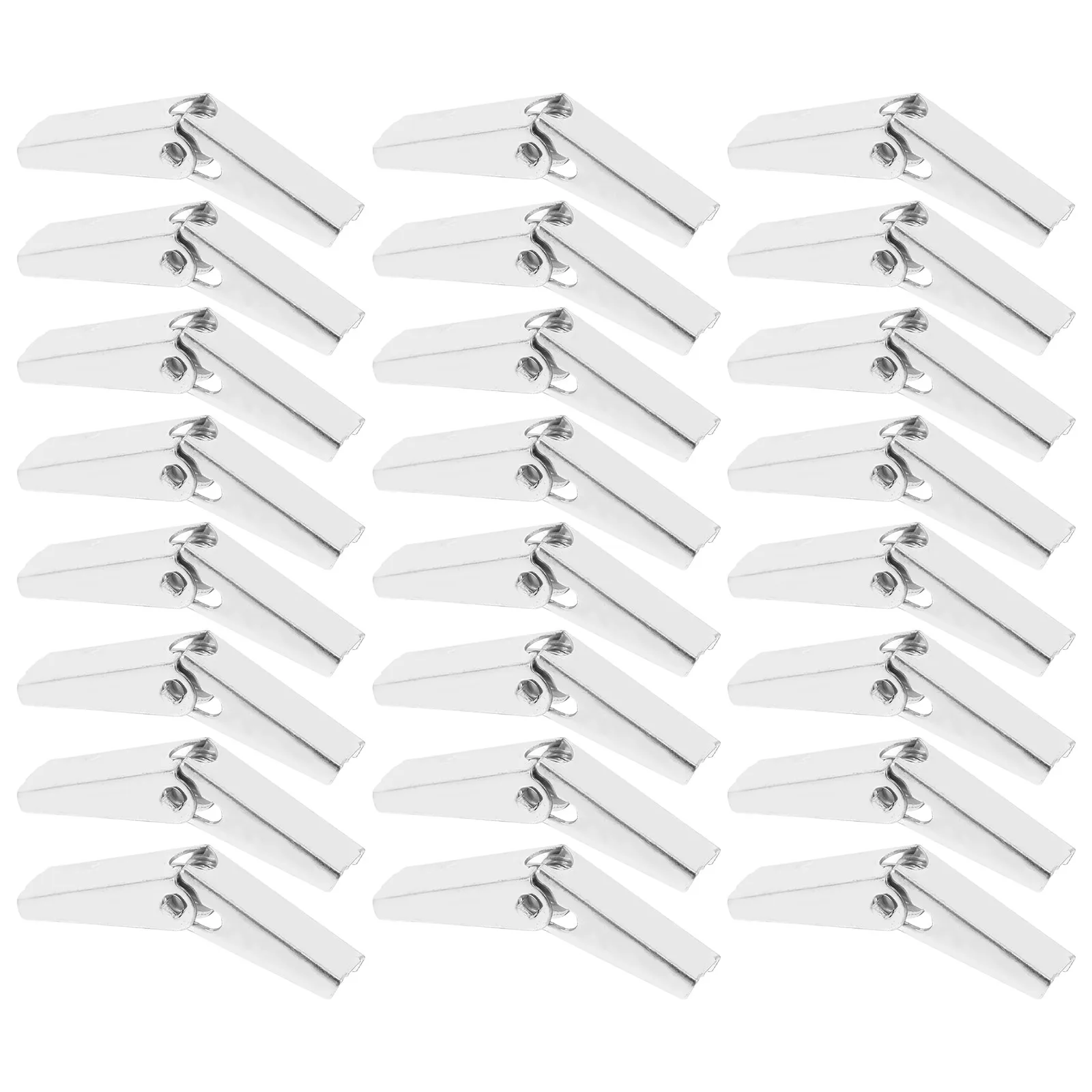 

24pcs Wing Nut Set Hollow Wall Anchors Spring Loaded Fasteners Drywall Mounting Toggle Bolt Female Thread Expansion Screws Wall
