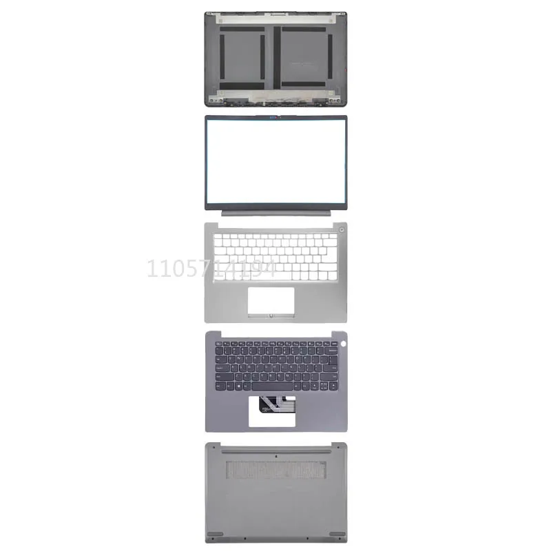 For Lenovo Ideapad 3 14ADA6 14ITL6 14ALC6 14S 2021 Plastic LCD Back Cover/Front Bezel/keyboard/Palmrest/Hinges/Bottom Case