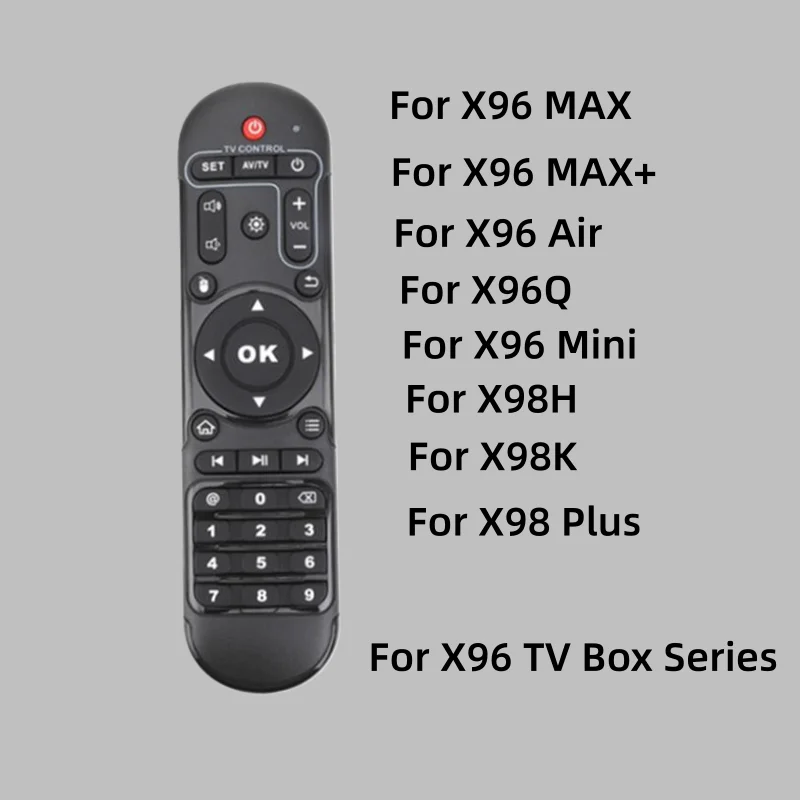 1/2 Uds reemplazo de Control remoto Universal para Original X96 serie X96Q X96 MAX X98K X98H X96mini X98 Plus controlador de caja de TV