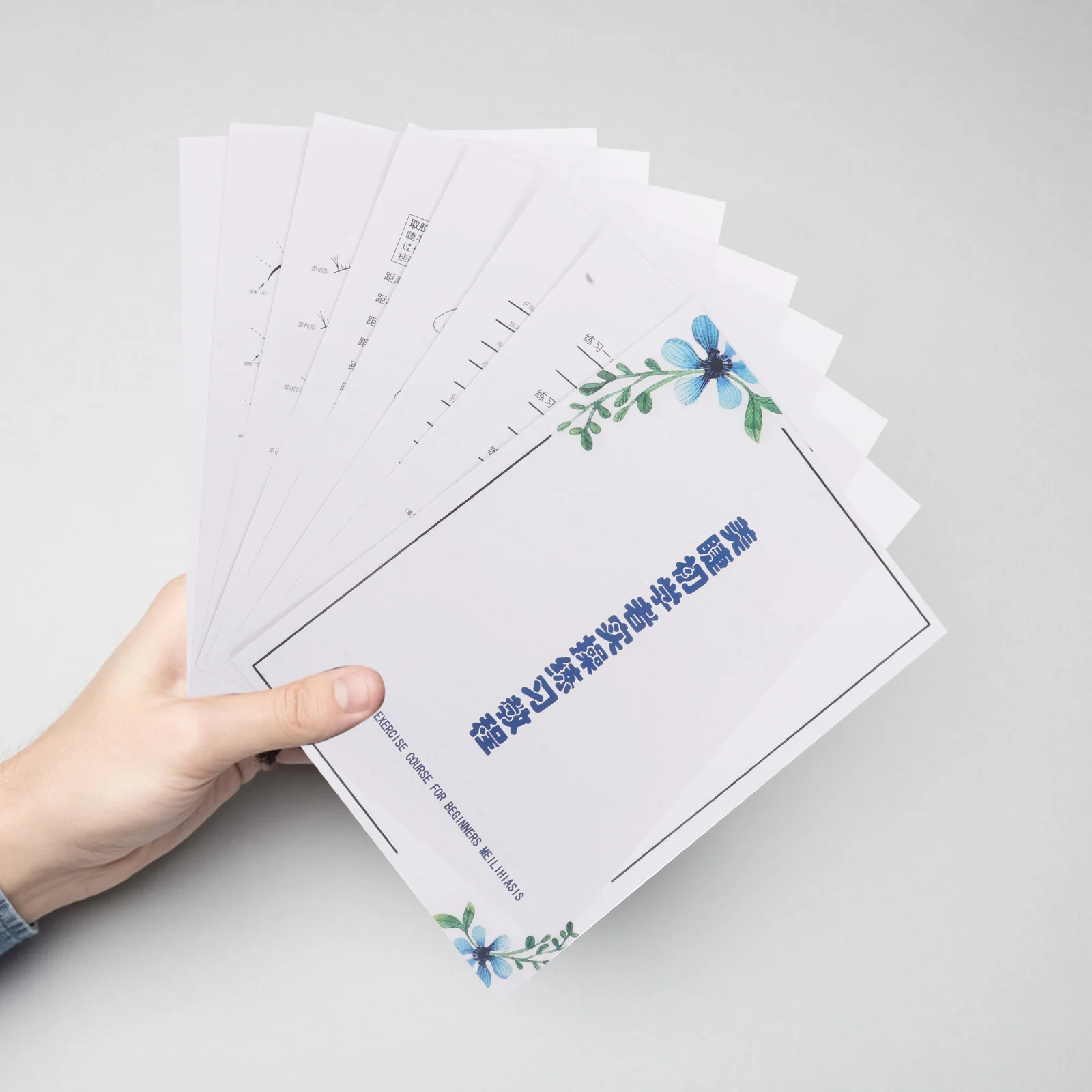 لوحات ممارسة الرموش الواقعية مع بطاقات تمارين رسم الخرائط، مجموعة تدريب تطعيم تمديد المبتدئين تتضمن دليل التقنية