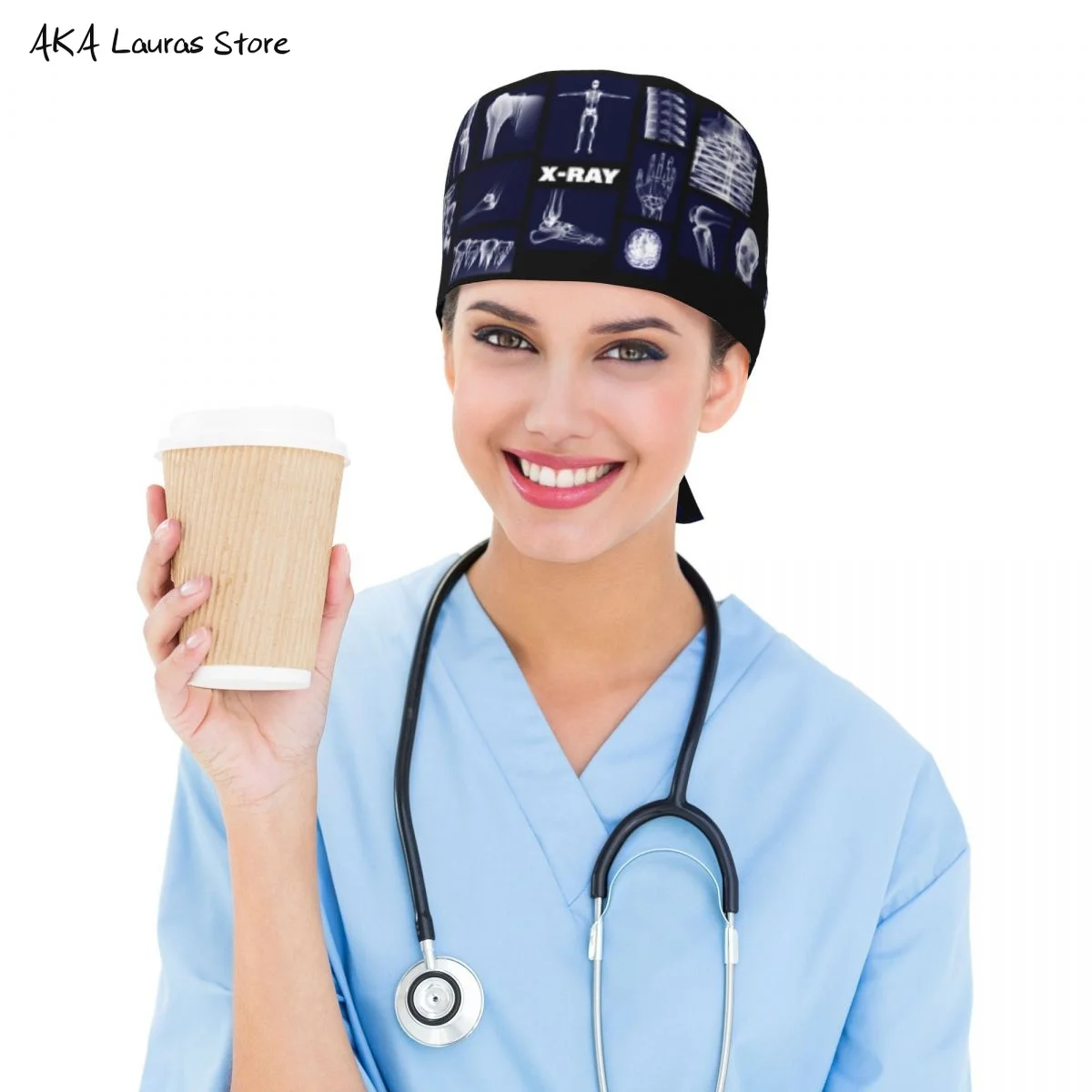 Pet Shop X Image Gorros exfoliantes de enfermería unisex Accesorios de enfermería veterinaria transpirables divertidos Gorro exfoliante de anestesia