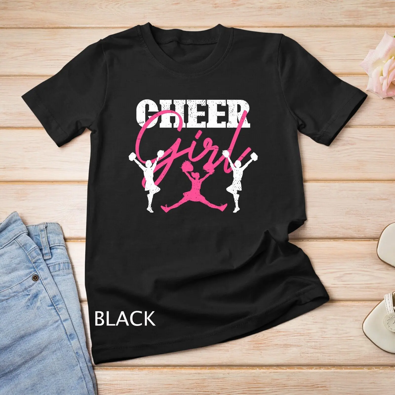 Cheer Team Cheerleading Cheering Women Girls Cheerleader Unisex T-shirt