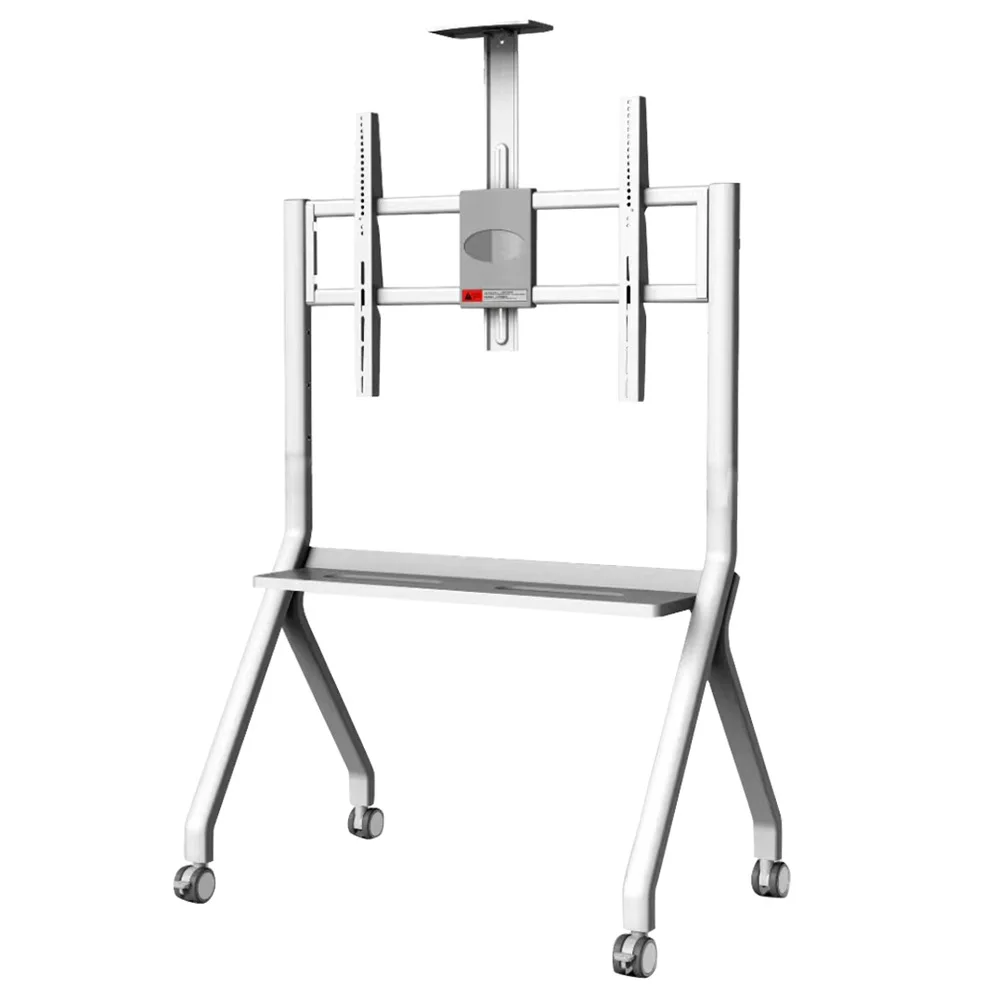 Herringbone TV mobile cart floor bracket with wheel silent universal all-in-one machine live education conference