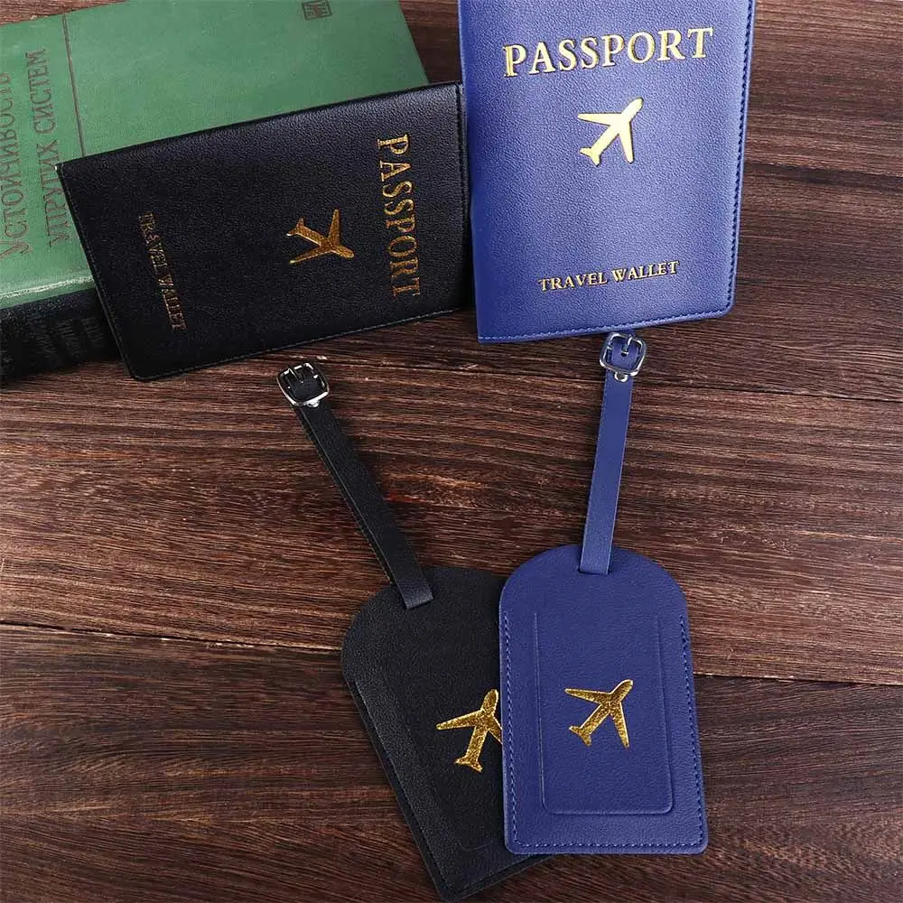 Label Travel Accessories Name ID Address Baggage Boarding Pass Luggage Tag Airplane Suitcase Tag Passport Holder Passport Cover